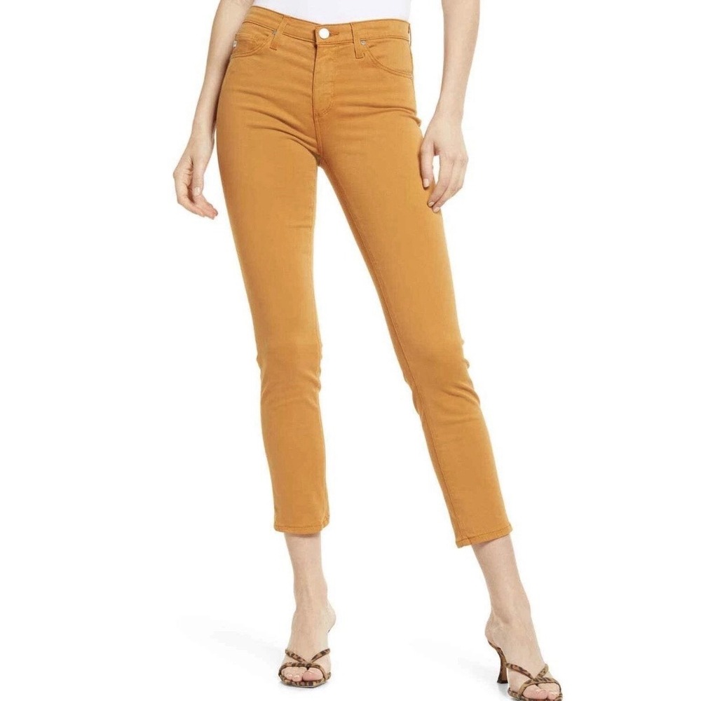 AG Adriano Goldschmied Prima Crop‎ Mid-Rise Cigarette Leg Jeans NWT Size 29